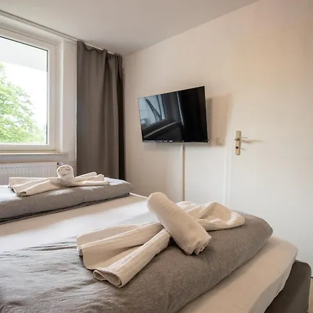 شقة Messe-apartment Fuer 5 Gaeste Mit Balkon Und Lift هانوفر
