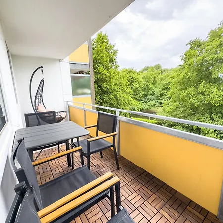 Messe-apartment Fuer 5 Gaeste Mit Balkon Und Lift * Ανόβερο