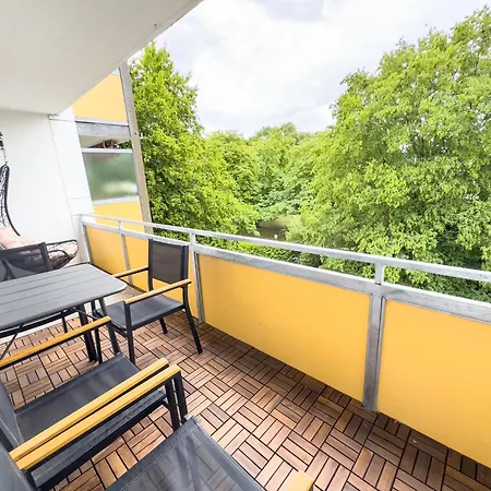 Apartamento Messe-apartment Für 5 Gäste Mit Balkon Und Lift Hanóver