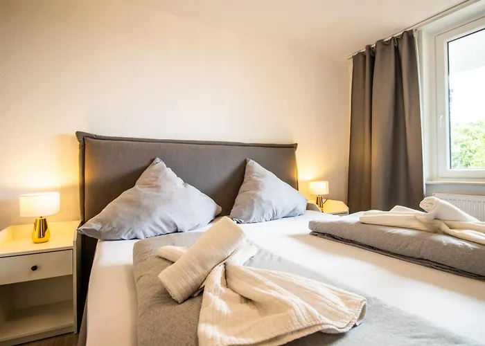 Messe-apartment Fuer 5 Gaeste Mit Balkon Und Lift 公寓